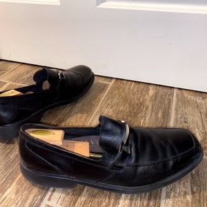 Bostonian Mens Black Dress Loafers with Horse-bit 13M 13